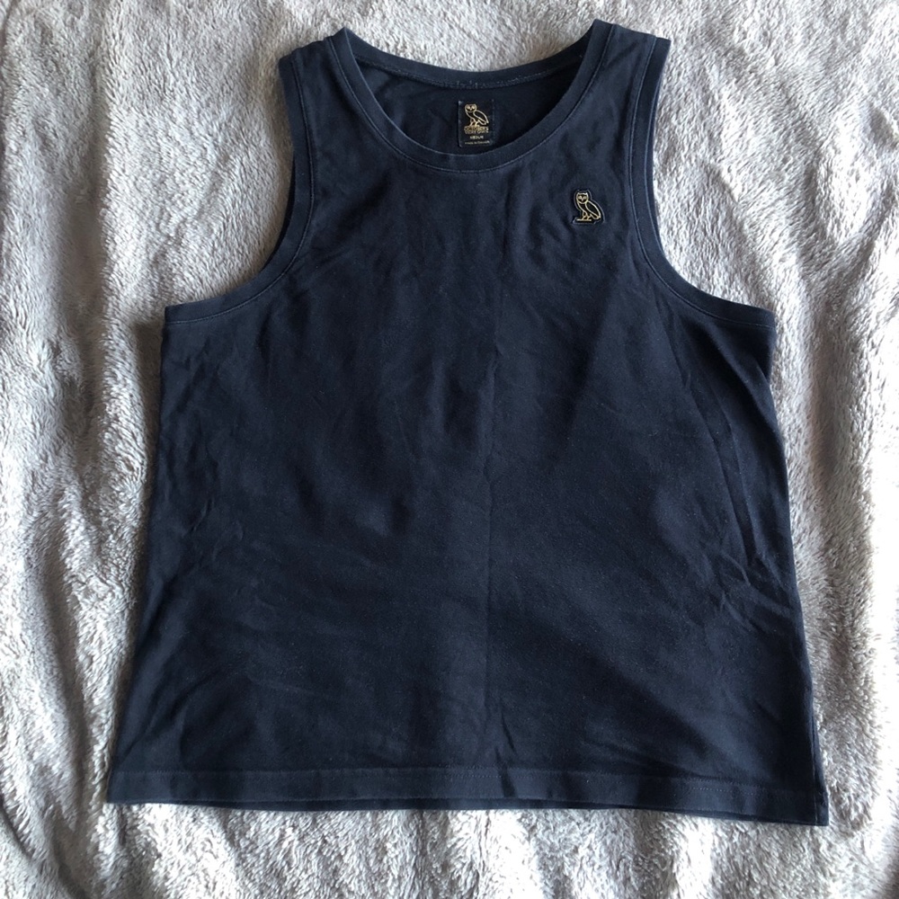 OVO (OCTOBER’S VERY OWN) ESSENTIALS TANK TOP BLACK (MEDIUM)